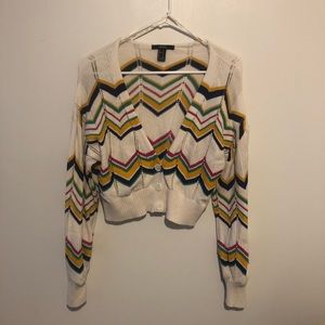 5/$15 Forever 21, striped cardigan sweater. Small